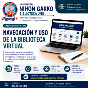 capacitación en Navegación y Uso de la Biblioteca Virtual